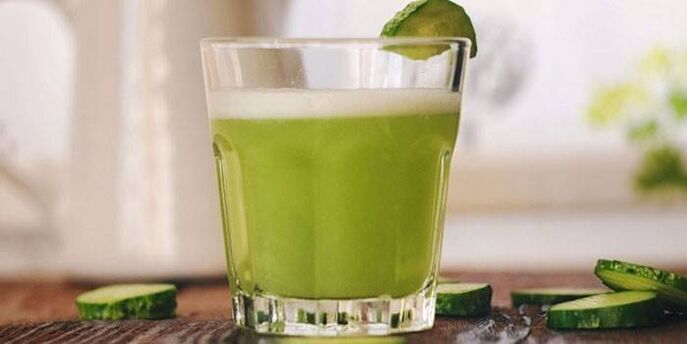 Cucumber juice to treat prostatitis